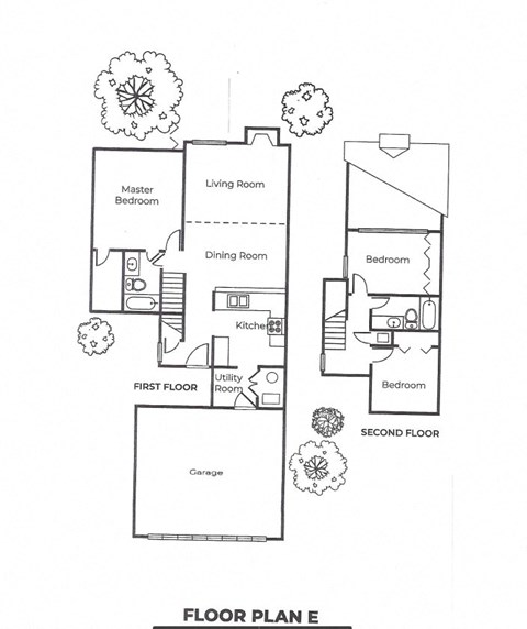 the floor plan of the apartments